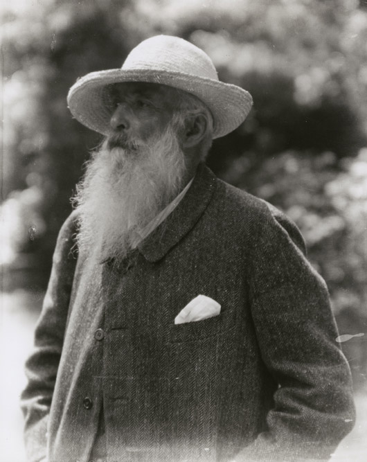 Nickolas Muray American, b. Humgary 18 9 2 – 19 6 5 Monet at Giverny, June 1926 Photograph printed from the original negative at George Eastman House 10 x 8 in. Private Collection
